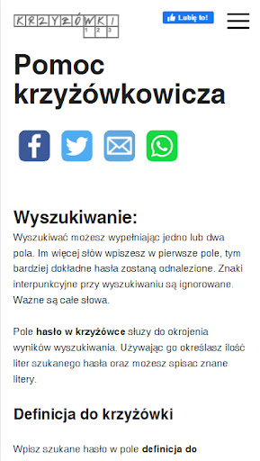 Hasła do krzyżówek