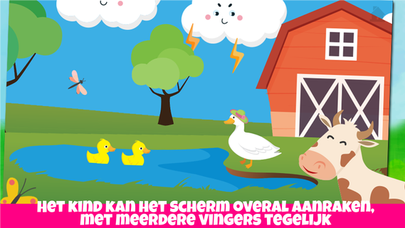 Dieren. Spel voor baby's PC