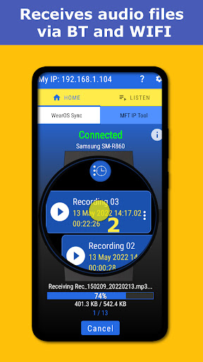 Voice Recorder for Wear OS