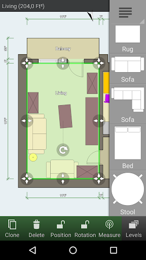 Floor Plan Creator الحاسوب