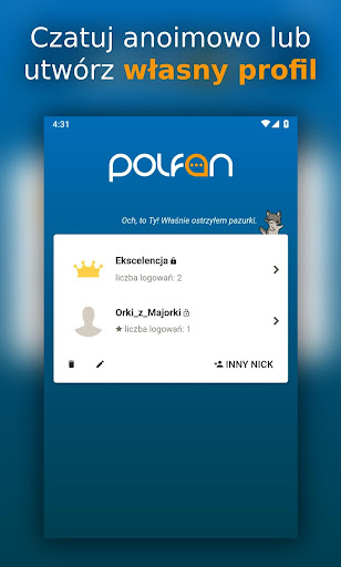Polfan - chat, czat online PC