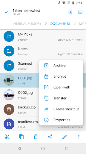 komputer Solid Explorer File Manager