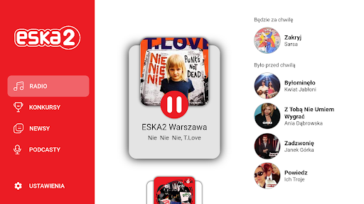 Radio ESKA2 na TV PC