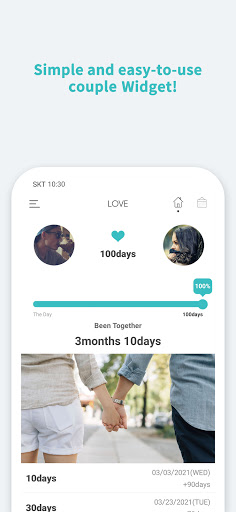 komputer Couple Widget : Love Countdown