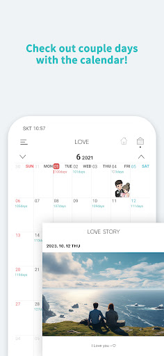 komputer Couple Widget : Love Countdown