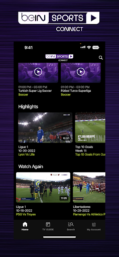 beIN SPORTS CONNECT الحاسوب