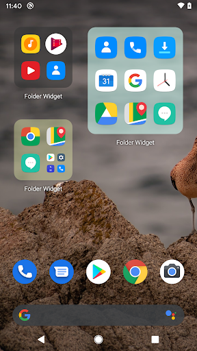 Folder Widget - Large Folders