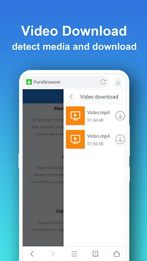 Pure Web Browser - Adblocker PC