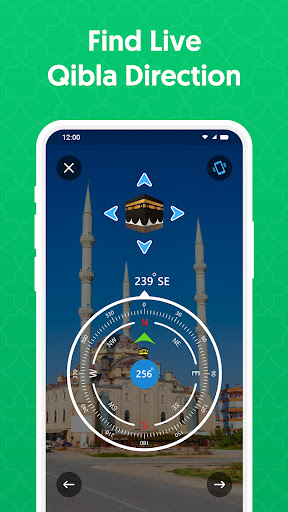 komputer Qibla Compass: Qibla Direction