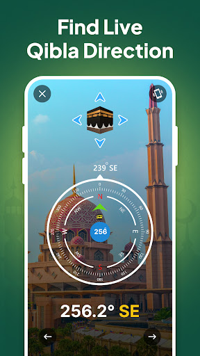 Qibla Compass: Qibla Direction