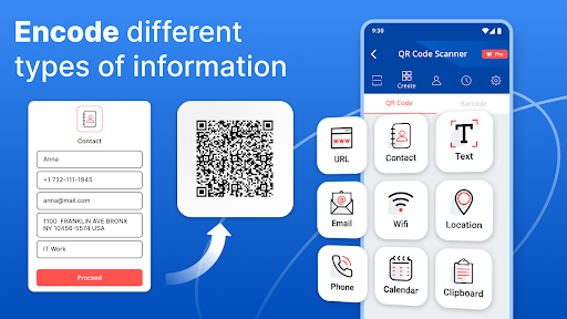 QR scanner - Barcode reader پی سی