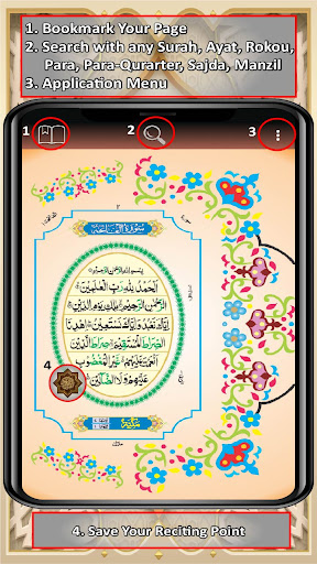 Al Quran Kareem 18 Line Taj