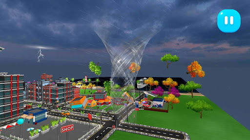 komputer Tornado Rain and Thunder Sim