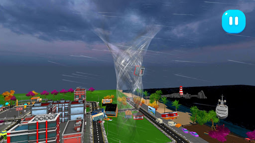 komputer Tornado Rain and Thunder Sim