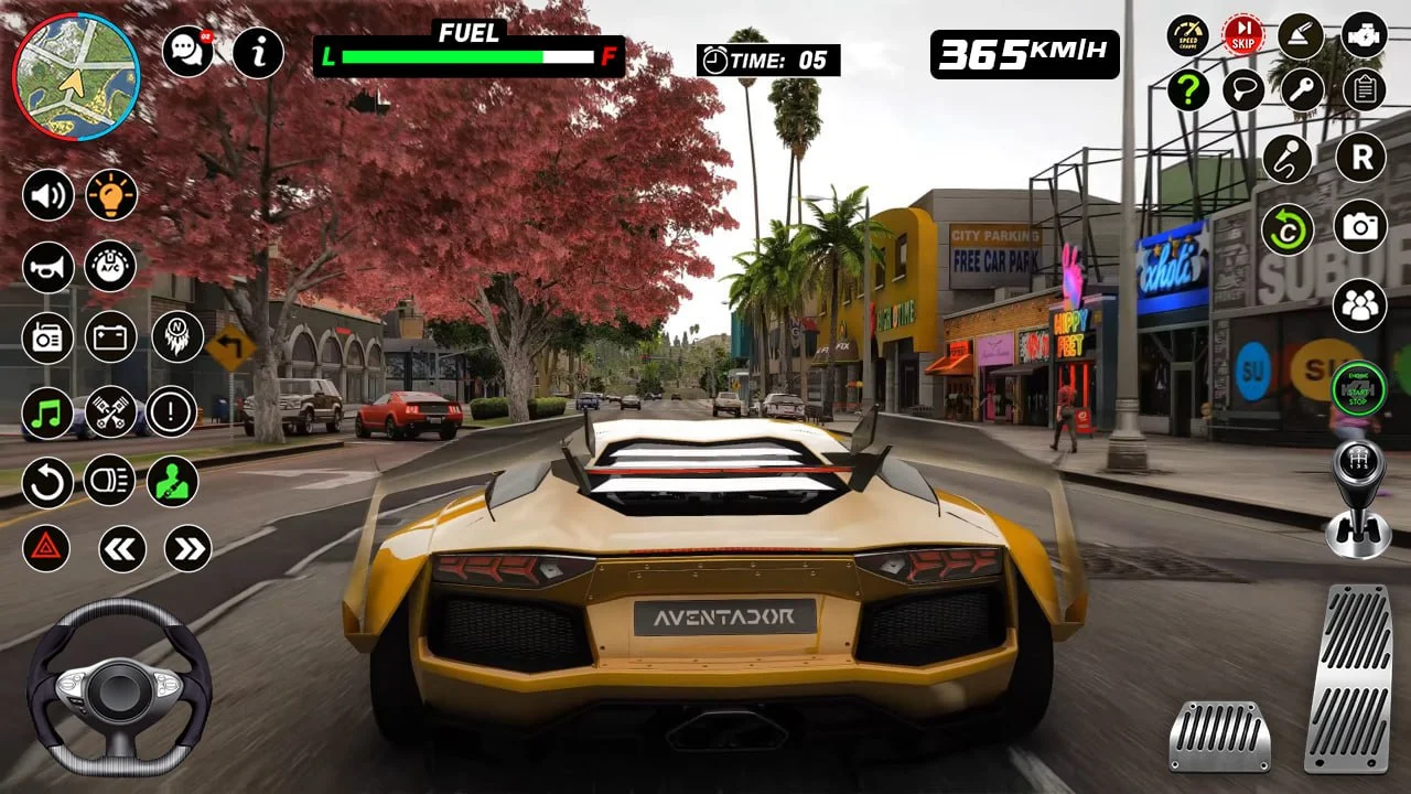 Real Car Driving City 3D الحاسوب
