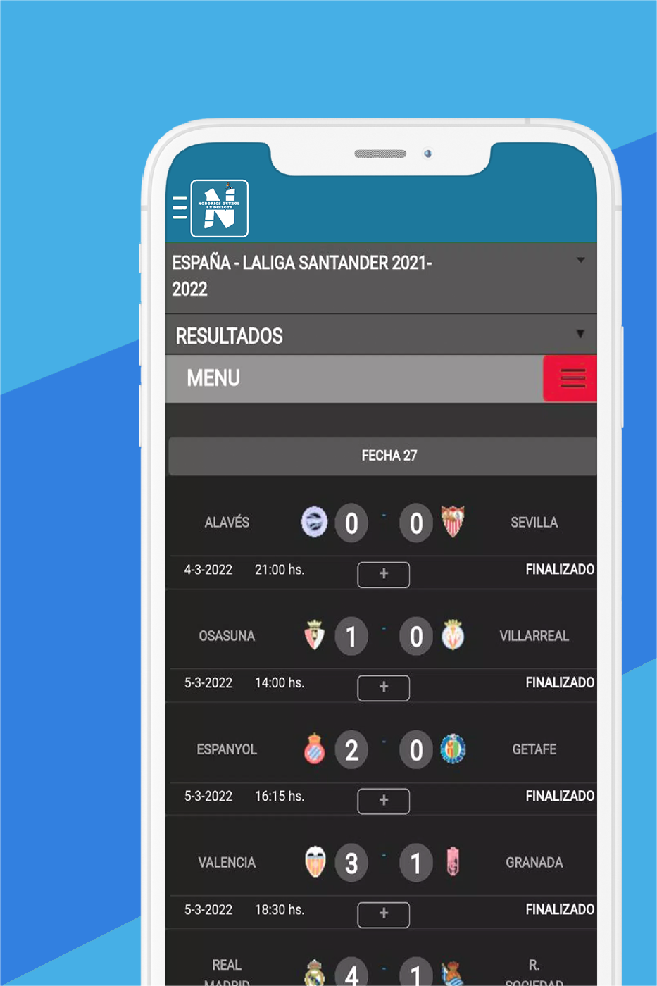 Nodorios Futbol en directo PC