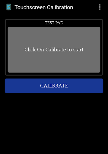 Calibración de pantalla táctil
