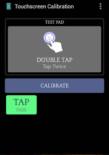 Calibración de pantalla táctil