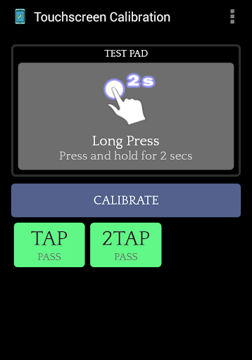 Calibración de pantalla táctil