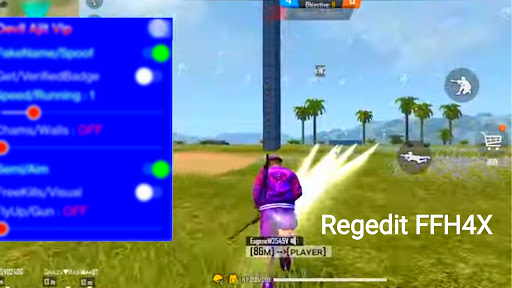 Regedit H4X Mod Menu Fire Ha