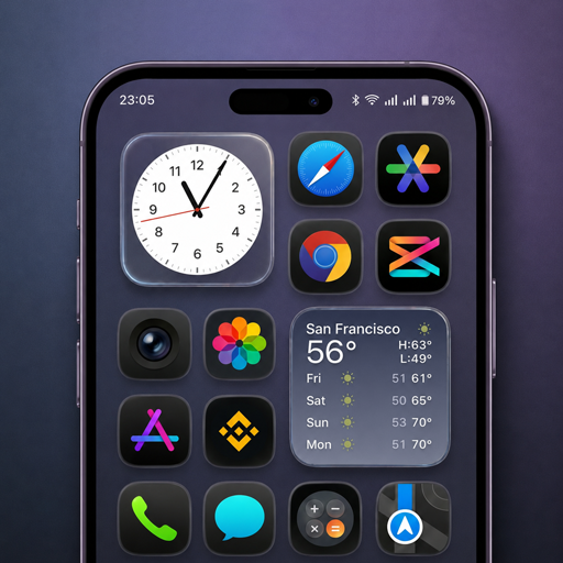 OS 27 Launcher Pro - Dark Mode PC