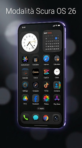 OS 27 Launcher Pro - Dark Mode PC