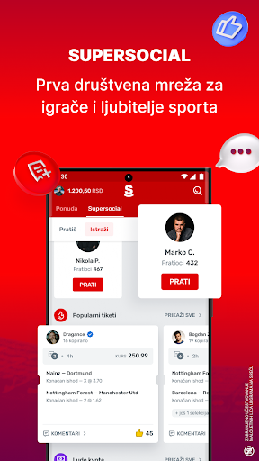 Superbet - Sportska kladionica para PC