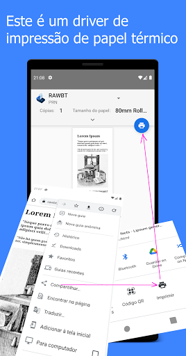 RawBT Serviço de impressão para PC