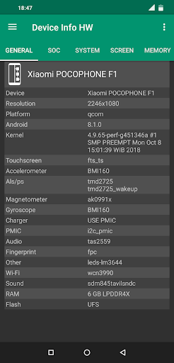 Device Info HW