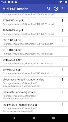 ミニPDFリーダー＆ビューア