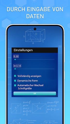 Geometrie: Formen Rechner