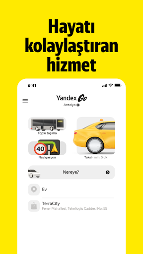 Yandex Go: yolculuk ve fazlası