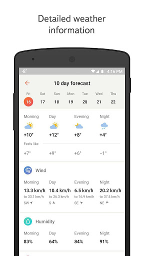 Yandex Weather PC