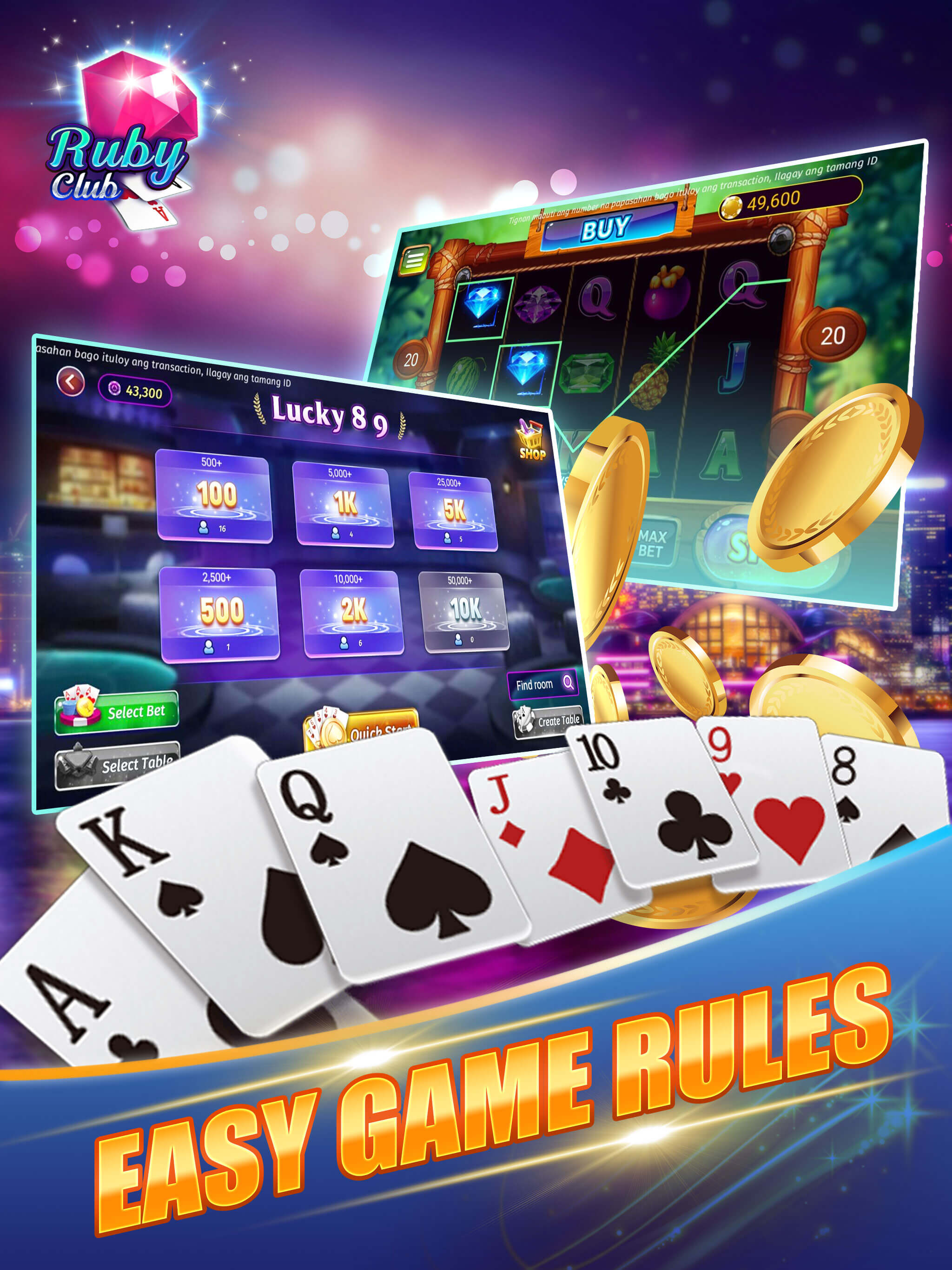 Ruby Club - Slots Tongits Sabong PC