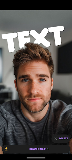 Text behind image পিসি