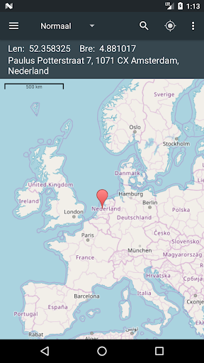 Kaart Coördinaten PC