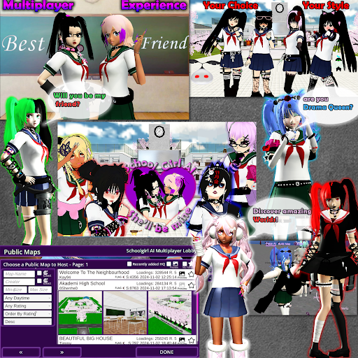 SchoolGirl AI 3D Anime Sandbox PC
