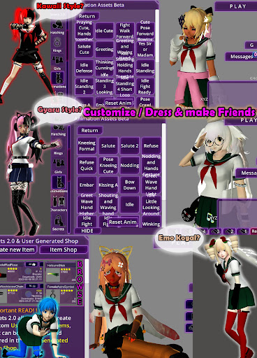 SchoolGirl AI 3D Anime Sandbox电脑版