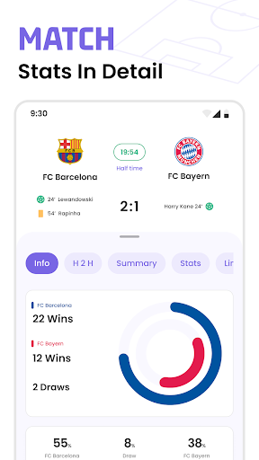 Football Live Scores: SnapGoal পিসি