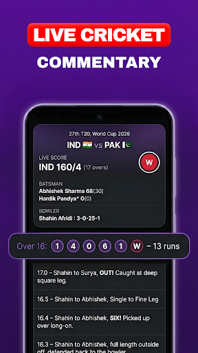 Live Cricket Score for WC 2023 الحاسوب