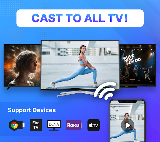 Cast to TV - Screen Mirroring PC