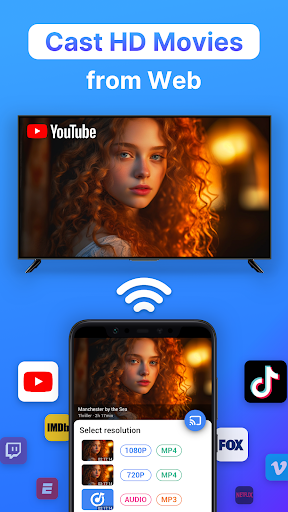 Cast to TV - Screen Mirroring PC