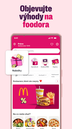 foodora: Jídlo a nákupy PC