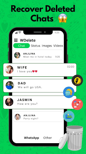 WDelete Pro: Recover Messages پی سی