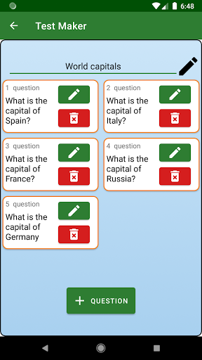 Kreator testów: utwórz test PC