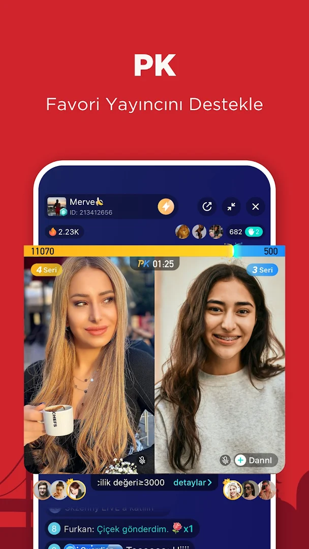 BIGO LIVE - Canlı Yayın, Görüşme & Chat PC