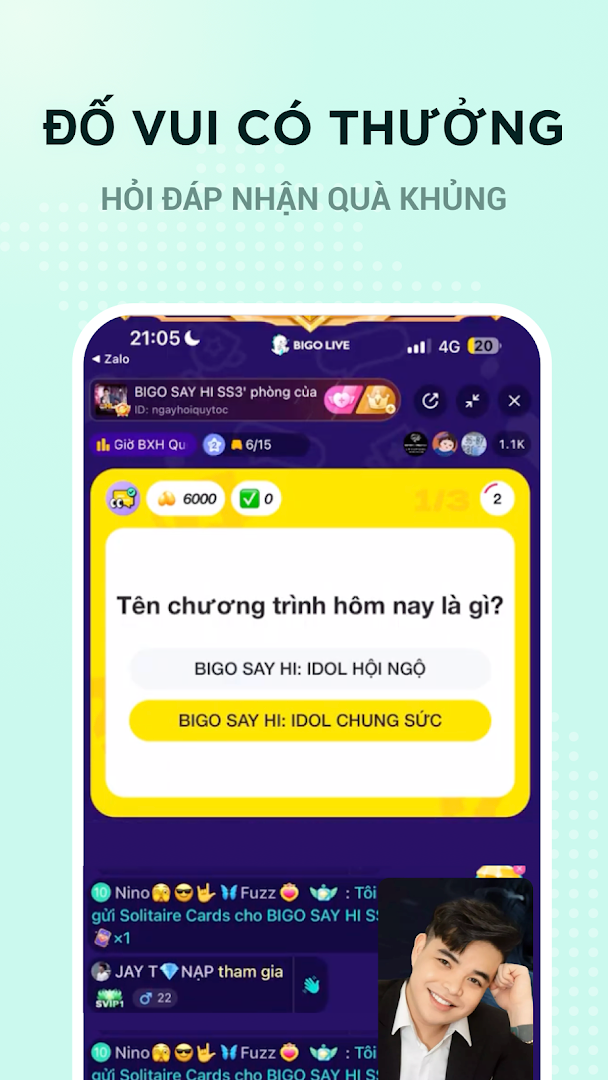 BIGO LIVE – Live Stream, Video & Chat Trực Tuyến PC