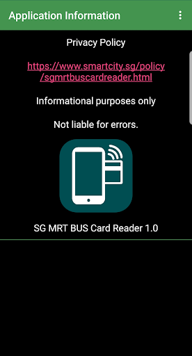 Singapore MRT Bus Card Reader PC