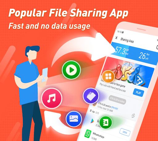 ShareKaro Lite: File Share App پی سی