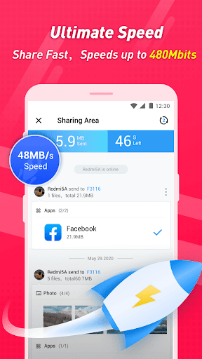 ShareKaro Lite: File Share App پی سی